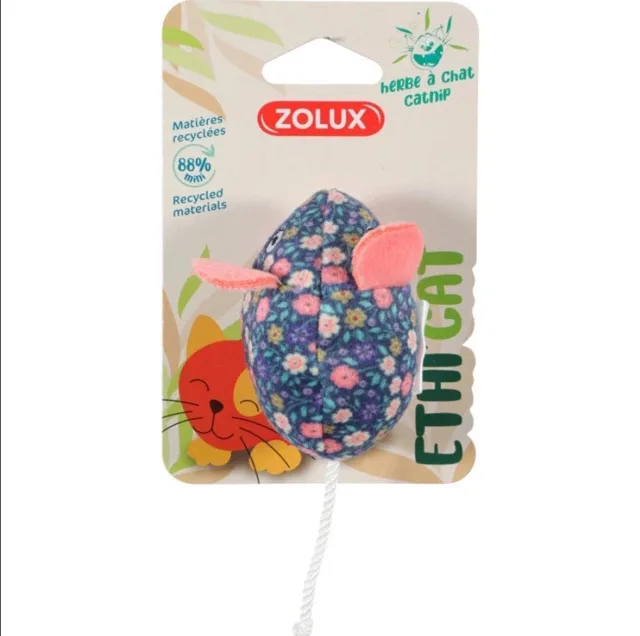 ZOLUX Cat Ethicat Floral myš catnip