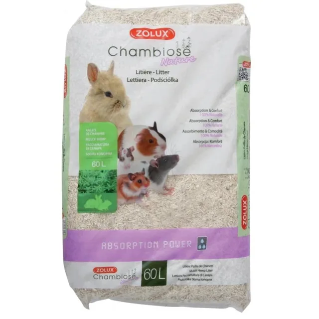 ZOLUX Chambiose Nature podestýlka pro hlodavce 60 l
