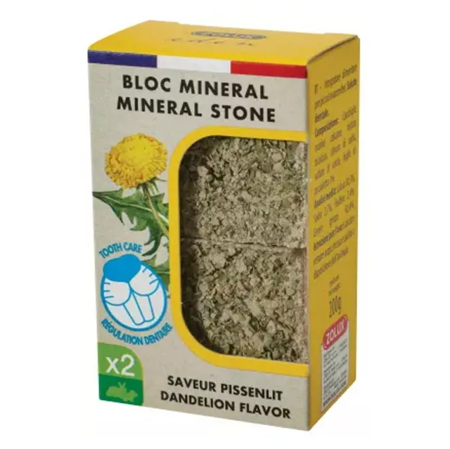 ZOLUX Eden minerální kámen hlodavci pampeliška 2 x 100 g