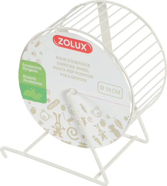 ZOLUX Kovové kolečko pro hlodavce, béžové, 14 cm