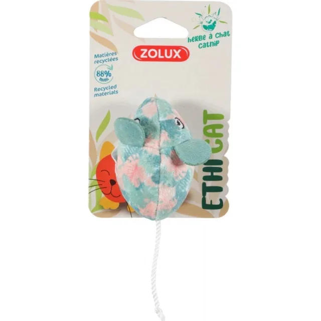 ZOLUX Myška EthiCat Leaf s catnipem