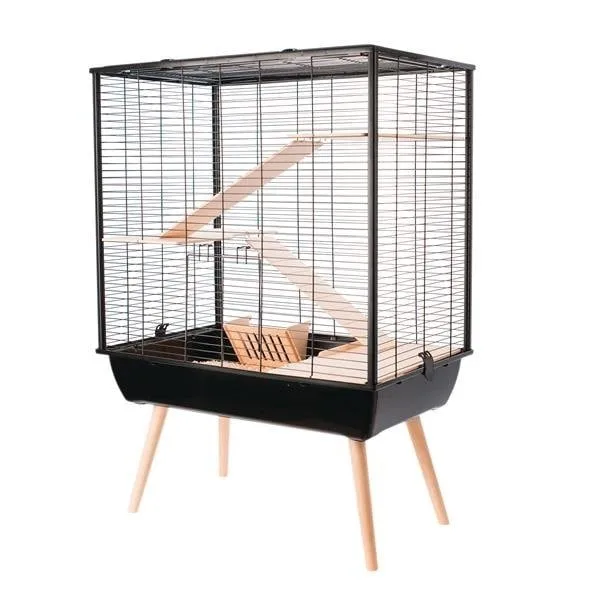 ZOLUX Neo Cosy černá 78x48x80cm klec pro velké hlodavce H80 černá
