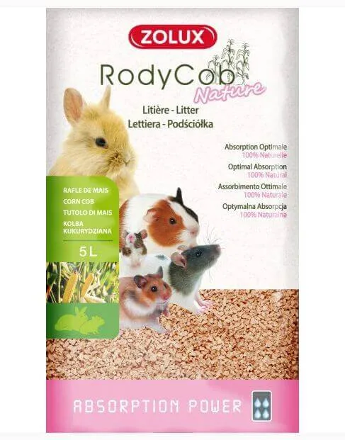 ZOLUX Podestýlka se zeleninou Rodycob Nature 5 l
