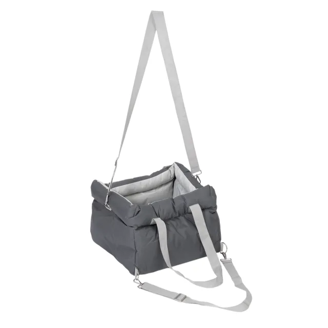 zooplus Basics autosedačka pro psy, šedá - D 45 x Š 41 x V 29 cm