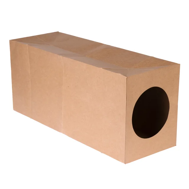 zooplus basics papírový tunel pro kočky - Š 27 x V 22 x D 65 cm