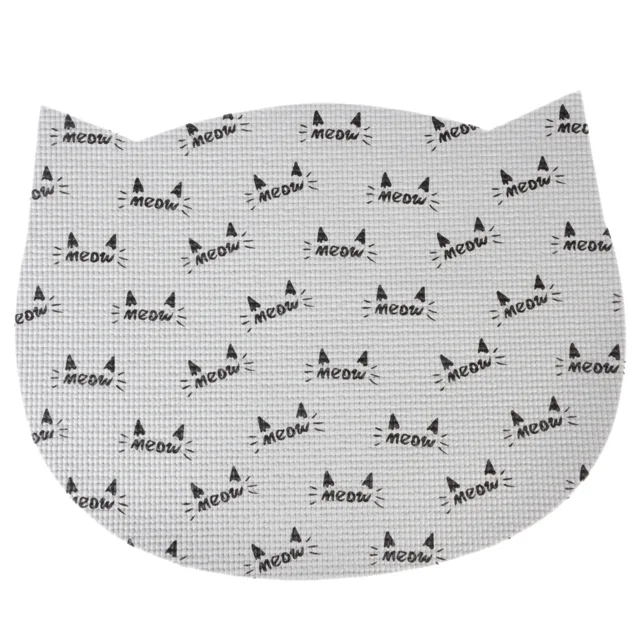 zooplus Basics podložka pod misku ve tvaru kočky - D 48,2 x Š 38 x V 0,5 cm