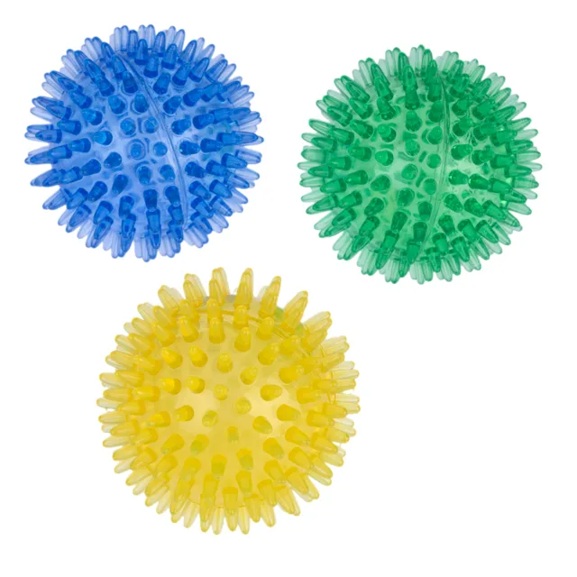 zooplus basics sada míčů s hroty - 3 kusy