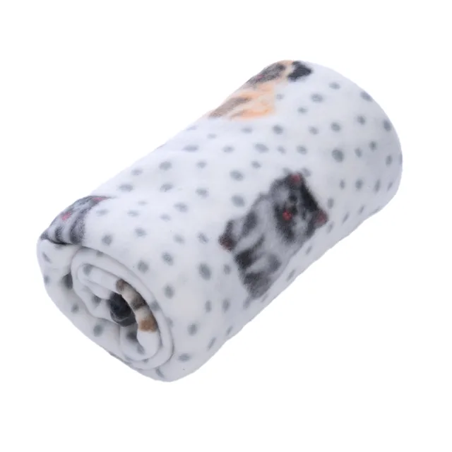zooplus Basics útulná flísová deka se vzorem psů a teček - D 150 x Š 100 cm