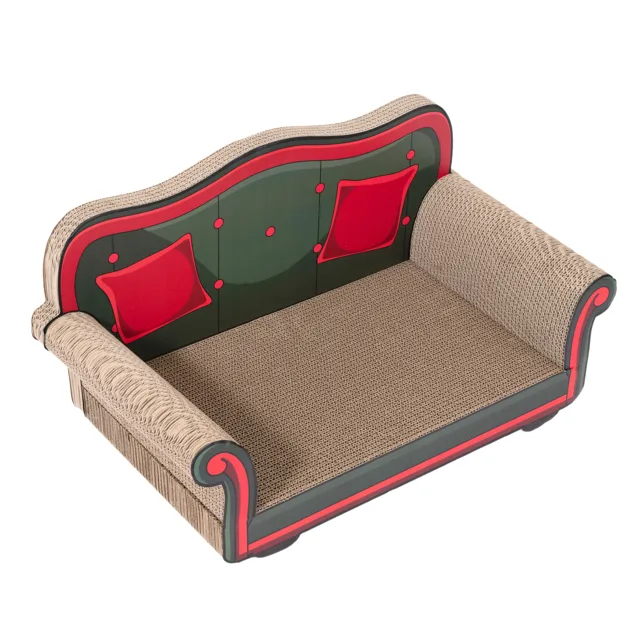 zooplus Exclusive Škrabadlo pro kočky ve tvaru pohovky - D 55 x Š 30 x V 28 cm