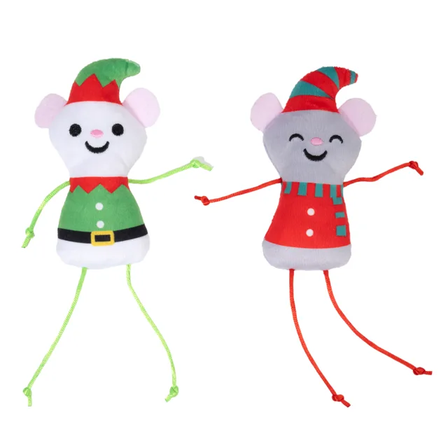 zooplus exkluzivní vánoční myšky - 2dílné balení