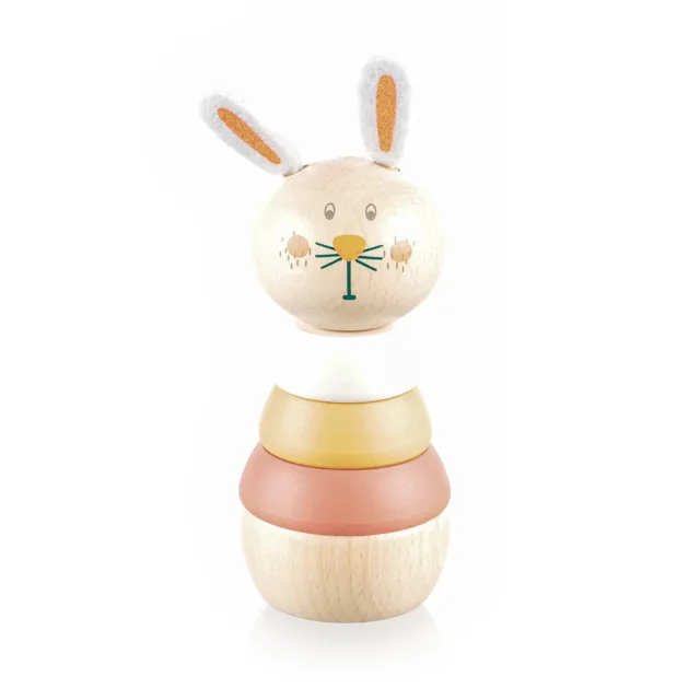 Zopa Dřevěné nasazovací zvířátko, Rabbit 1