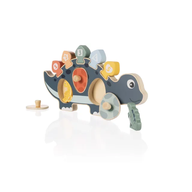 Zopa Dřevěné puzzle dinosaurus, Wood