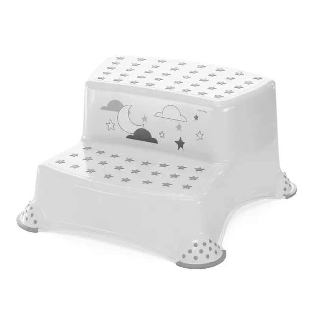 Zopa Dvojstupínek k WC/umyvadlu Moon, White 2
