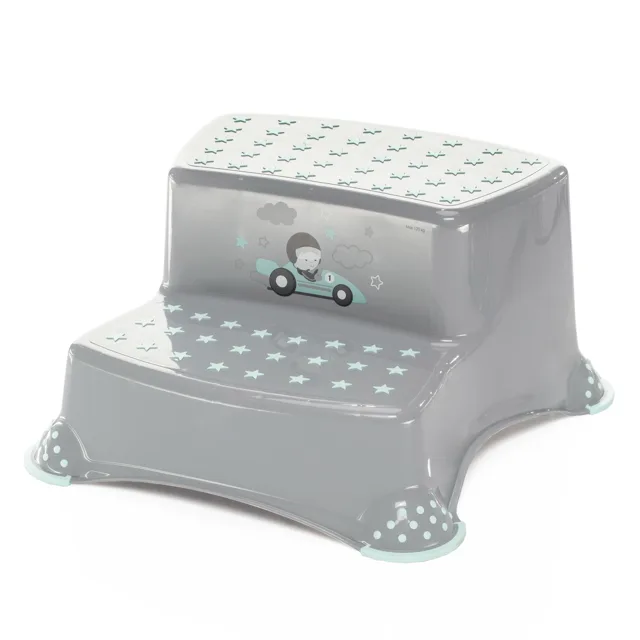 Zopa Dvojstupínek k WC/umyvadlu Racer, Grey/Mint 1