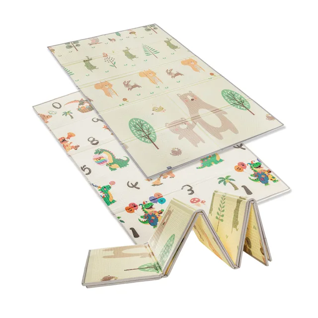 Zopa Multifunkční pěnová skládací podložka oboustranná 180x120, Forest 1