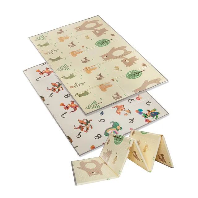 Zopa Multifunkční pěnová skládací podložka oboustranná 200x150, Forest 1