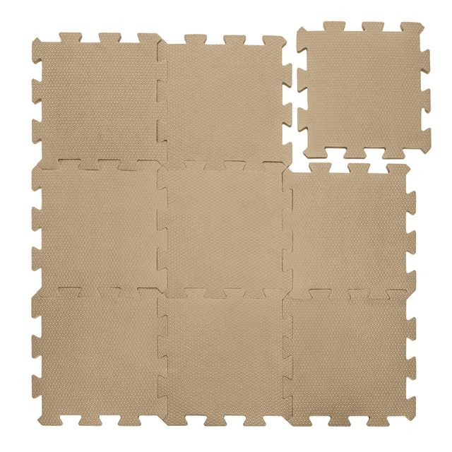 Zopa Pěnová podložka Puzzle 30x30 cm 9ks, Hazel Brown 3