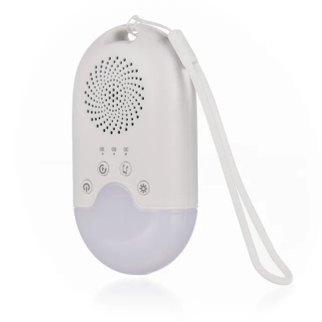 Zopa Přenosný usínací modul s LED světlem, bílým šumem a zvuky, White