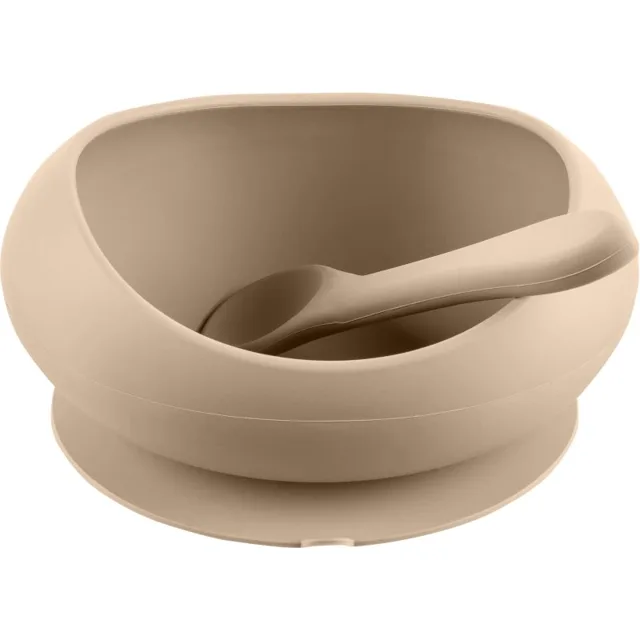 Zopa Silicone Tableware Set jídelní sada Sand Beige 1 ks