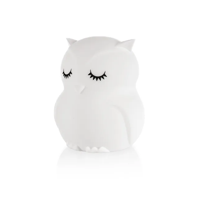 Zopa Silikonová LED noční lampička vel. M, Owl 2