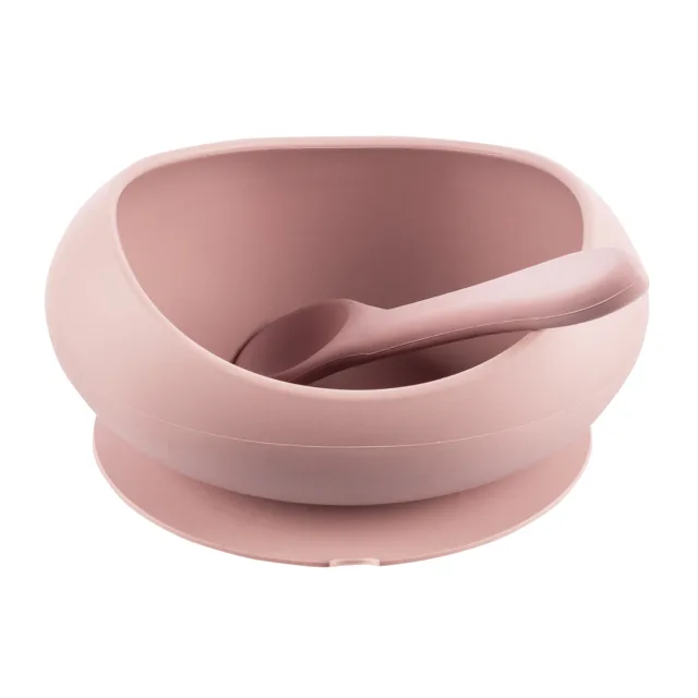 Zopa Silikonová miska se zvýšenými okraji a přísavkou, Old Pink 4