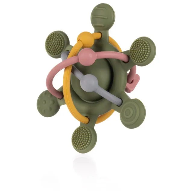 Zopa Silikonové chrastítko, Multicolor