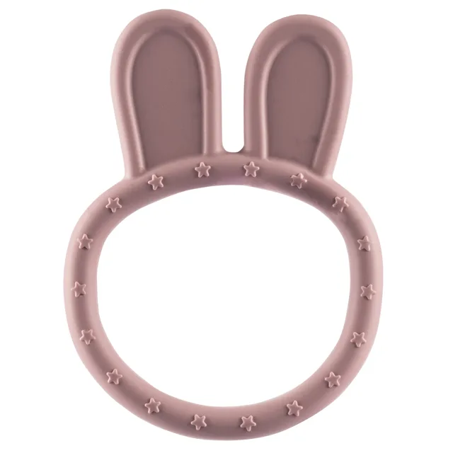 Zopa Silikonové kousátko Rabbit, Old Pink 2