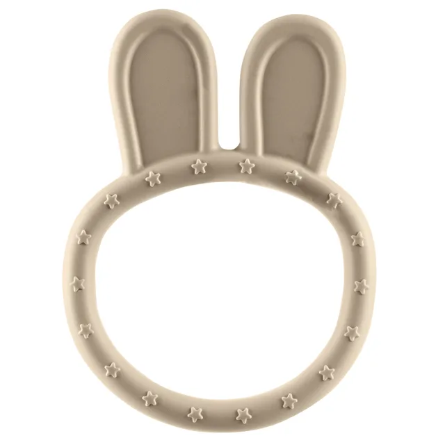 Zopa Silikonové kousátko Rabbit, Sand Beige 4