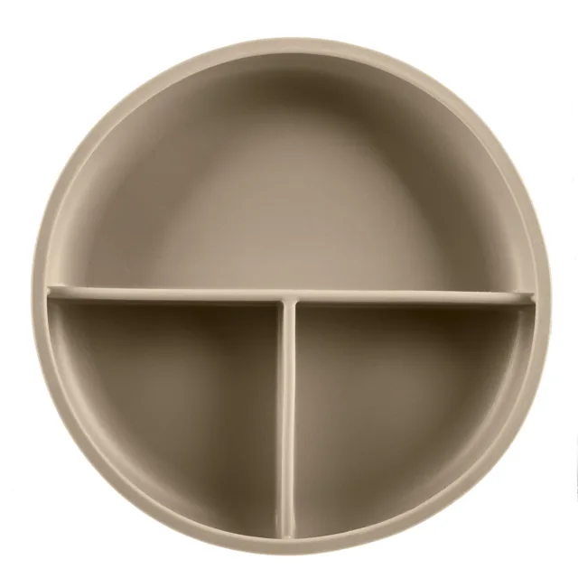 Zopa Silikonový dělený talířek s přísavkou, Sand Beige 4