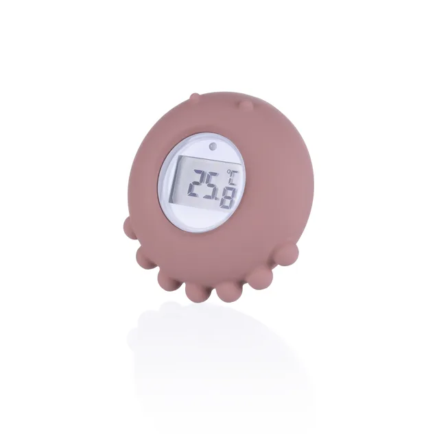 Zopa Silikonový digitální teploměr 2v1, Old Pink 2