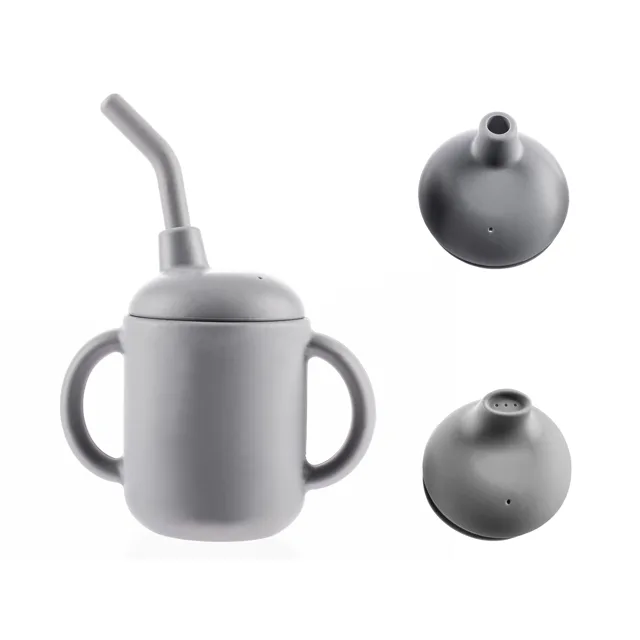 Zopa Silikonový hrníček 2v1, Dove Grey 1