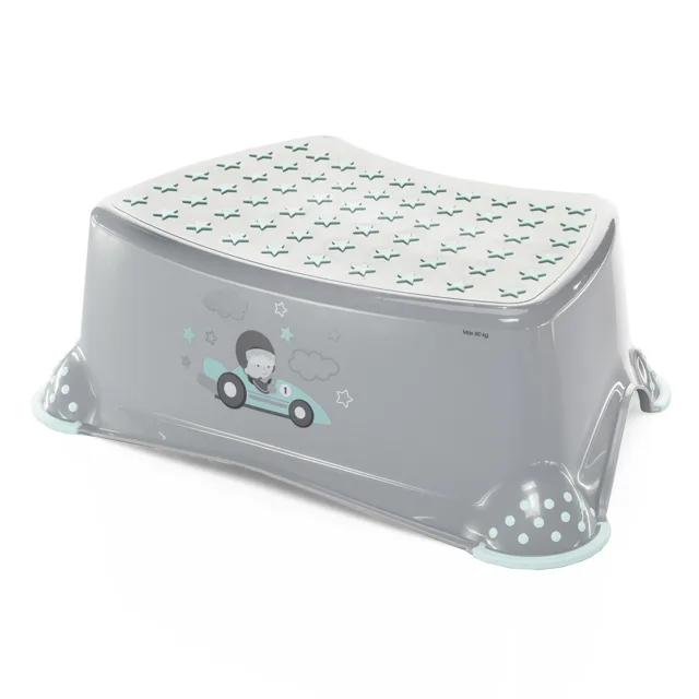 Zopa Stupínek k WC/umyvadlu Racer, Grey/Mint 3
