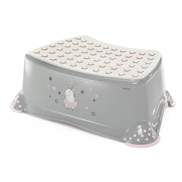 Zopa Stupínek k WC/umyvadlu Unicorn, Grey/Pink 2