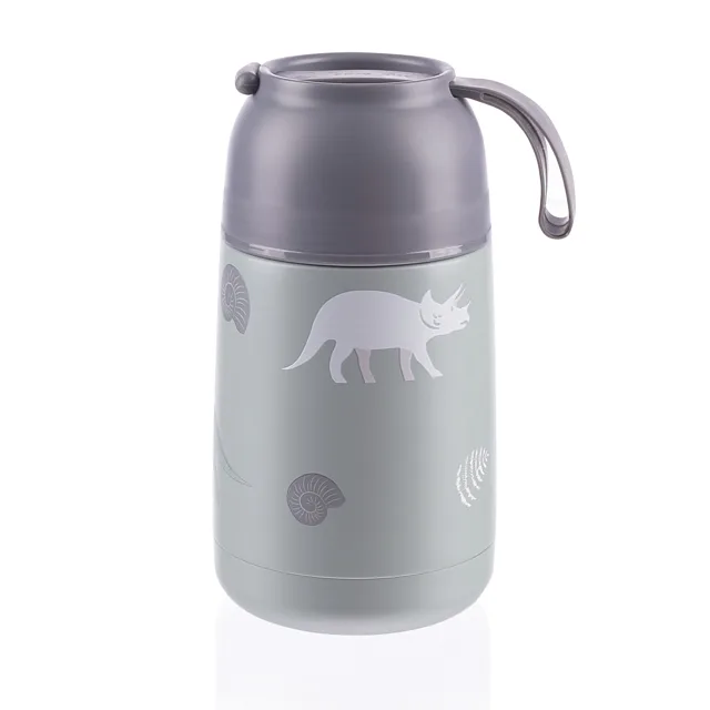 Zopa Termoska na jídlo se silikonovým držákem 620 ml, Dino 1