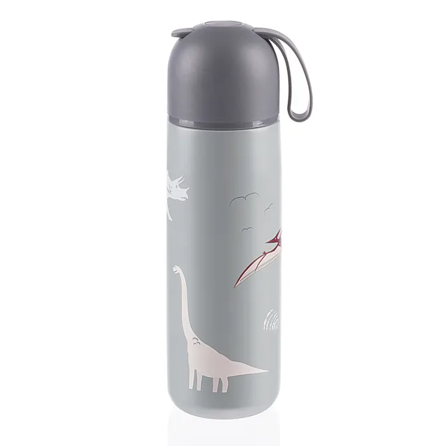 Zopa Termoska na tekutiny se silikonovým držákem 400 ml, Dino 5