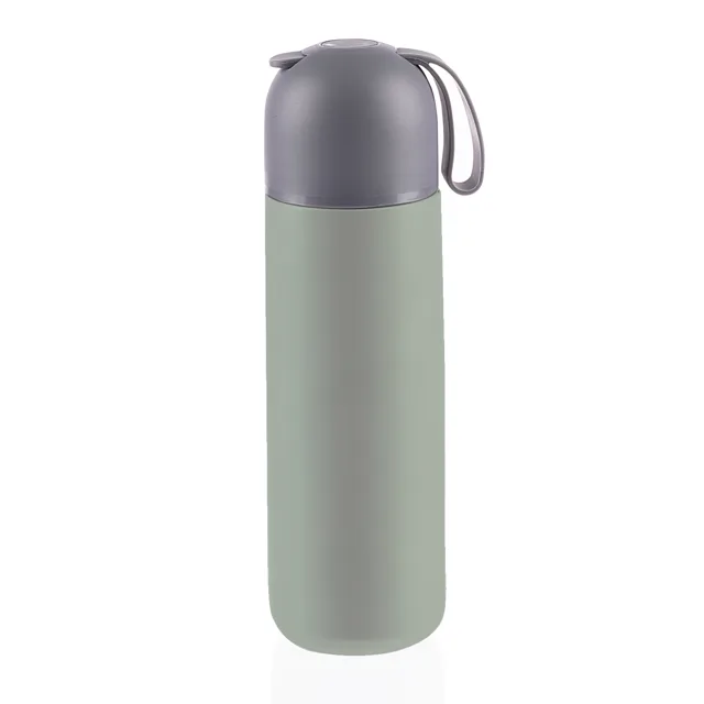 Zopa Termoska na tekutiny se silikonovým držákem 400 ml, Pistacio green 7