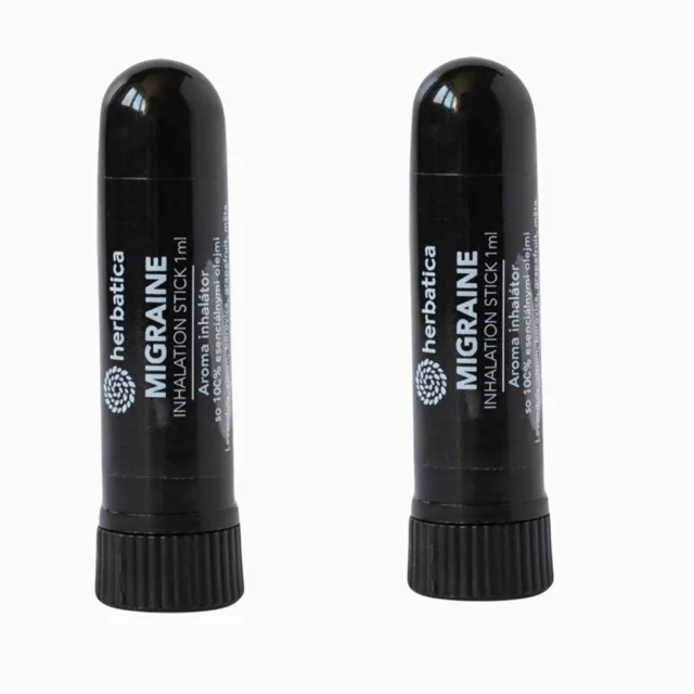 Zvýhodněný set: 2× Nosní inhalátor Migréna – 1 ml – Herbatica