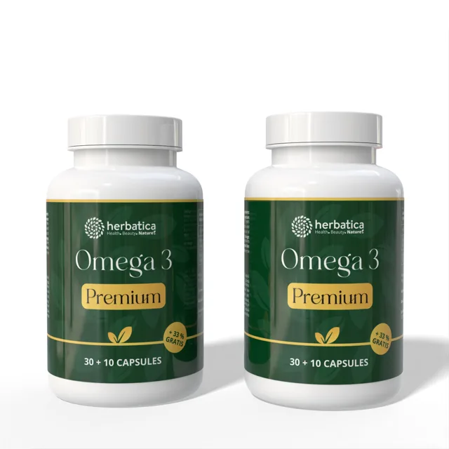 Zvýhodněný set: 2× Omega 3 Premium – 40 kapslí – Herbatica