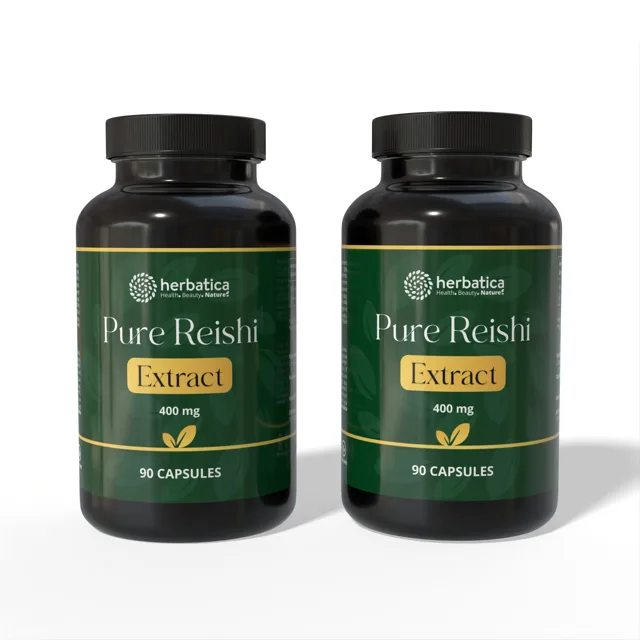Zvýhodněný set: 2× Reishi Extract 30 % polysacharidů - 90 kapslí - Herbatica