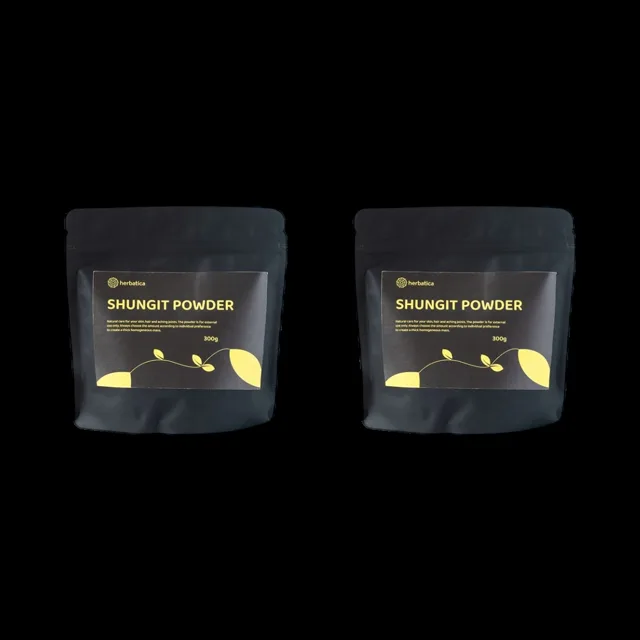 Zvýhodněný set: 2× Šungitový pudr – 300 g – Herbatica