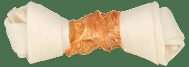 Žvýkací uzel pro psy Trixie Denta Fun s kuřecím masem 11cm*70g 2ks