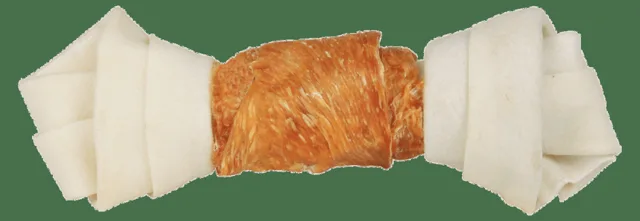 Žvýkací uzel pro psy Trixie Denta Fun s kuřecím masem 15cm*70g